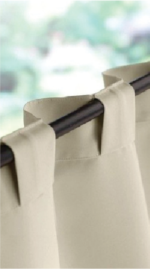 Stylish Loop Curtains for Contemporary Living